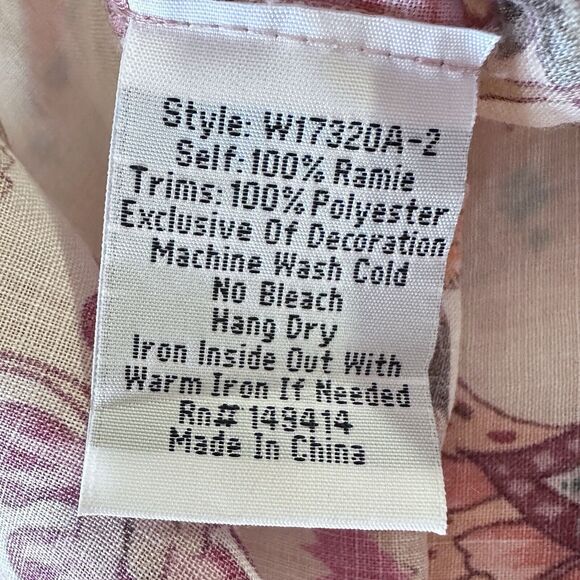 Johnny Was Workshop Pink Paris‎ Effortless Blouse, Size S - read description - Picture 4 of 11